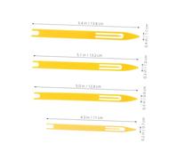 BESTonZON 24pcs Fishing Net Repair Needle Shuttles Mending Weaving Tools Weather-resistant Compact Portable Kit for Cast Nets Maintenance and Fast Restoration