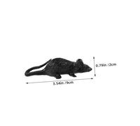 BESTonZON 24pcs Halloween Realistic Rats Fake Mice for Spooky Party Decorations and Pranks Portable Lifelike Animal Figures for Halloween Scary Props and Jokes
