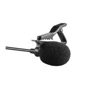 BESTonZON 24pcs Metal Microphone Lapel Tie Clips and Black Sponge Covers, Universal 7.5mm Iron Mic Clip Set for Lavalier Mic Use in Interviews, Podcasts, and Presentations