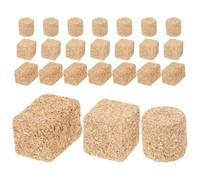 BESTonZON 24pcs Miniature Straw Set with Round Square and Rectangular Shapes Small Faux Hay for DIY Farm Scene and Micro Landscape Decoration