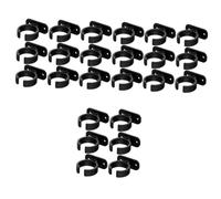 BESTonZON 24pcs Small Microphone Holder Mic Clamp for Desktop Multi-function Microphone Mount Stand Accessory for Recording and Gaming