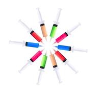 BESTONZON 25 Pack Reusable Large Novelty Jello Shot Syringes Set, 2 OZ Party Syringes with 30 Caps, Durable for Parties