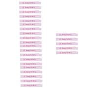 BESTonZON 25 Pcs Shower Straps Bride Sash Party Sashes Sash Bundle Aunty to Be Sash Birthday Etiquette Belt Kitchen Containers & Storage Party Supply Cloth Belt Make up Pink
