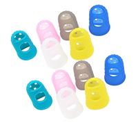 BESTonZON 25pcs Fingertip Protector Fingerpicking Guitar Thumb Protector Guitar Finger Covers Finger Guards for Guitar Custom Guitar Picks Guitar Finger Protectors Fingertip Covers Caps