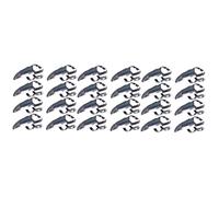 BESTonZON 27 Pcs Stainless Steel Index Finger Pick Bass Picks Guitar Bass Finger Pick Thumb Pick Finger Picks Ukulele Pick Warm Response Picks Thumb Plectrum Silver Suit Finger Plectrum