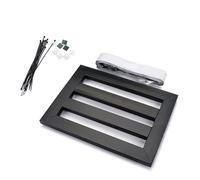 BESTonZON 28pcs Guitar Effects Pedal Accessory Kit Stickers Bracket for Electric Guitar Hook and Loop Design