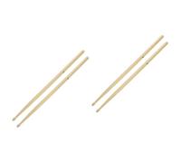 BESTonZON 2pairs Maple Wood Drumsticks for Beginners Lightweight Jazz Drumsticks for Boys and Girls and Adults Versatile Percussion Sticks for Drumming Practice
