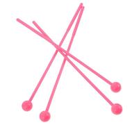 BESTonZON 2pairs Marimba Mallets Percussion Xylophone Plastic Handle Bell Mallets for School Music Class Chime Replacement