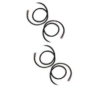 BESTonZON 2pcs 2 Violin Bow Hair Horse Hair for Small Violin Violin Horsetail Violin Bow Horse Hair Bows Violin Horse Hair Violin Accessories Horse Tail Violon Black Ponytail