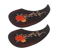 BESTonZON 2pcs Acoustic Guitar Pickguard Scratch Plate Decorative Pattern Self-adhesive Guitar Parts