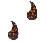 BESTonZON 2pcs Acoustic Guitar Pickguard Self-adhesive Comma Shape Protect Your Guitar Easy to Install