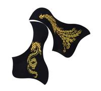 BESTonZON 2pcs Acoustic Guitar Pickguard Sticker Protection Guard Guitar Scratch Decal Material Decorative Sticker