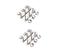 BESTonZON 2pcs Acoustic Guitar Tuner Keys Metal Square Button A Tuning Machine Head and Guitar Tuning Pegs for Replacement String