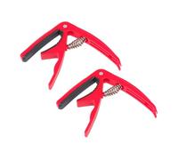 BESTonZON 2pcs Adjustable Guitar Capo for Acoustic Electric Instruments Lightweight Abs Design for Easy Key Changes for Musicians Playing Folk Country Music