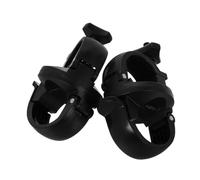 BESTonZON 2pcs Adjustable Rotation Bicycle Flashlight Holder Bike Light Mount Bracket Clip for Handlebar Multifunctional Headlight Holder for Mountain and Road Cycling Accessories