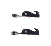BESTonZON 2pcs Adjustable Tool for Erhu Angel Keychains Erhu Accessory Adjust Erhu Bow Screw Head Erhu Bow Hook Ebony Erhu Bow Holder Plate Any Size Erhu Bows Music Black Bamboo