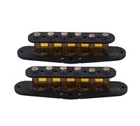 BESTonZON 2pcs Alnico Humbucker Slug Bobbin Pickup Cover Accessories for Electric Guitar, Plastic Humbucker Bobbin Compatible with Single Coil Pickups, Suitable for Guitar Repair and Upgrade