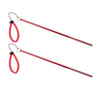 BESTonZON 2pcs Aluminum Alloy Scuba Diving Stick with Measurement Scale and Lanyard Lightweight Underwater Noise Maker for Communication Precision Depth Measuring Tool Diving Gear for Safety