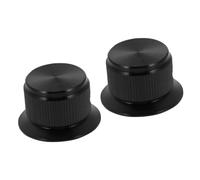 BESTonZON 2pcs Aluminum Alloy Volume Control Knob for Amplifier Guitar Volume Knob Replacement for Sound Device Adjustments
