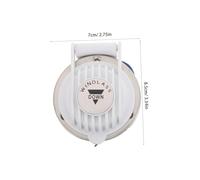 BESTonZON 2pcs Anchor Windlass Foot Switch White Up Down Boat Anchor Winch Replacement with Ergonomic Deck Pedal Easy Install Socket Panel for Ship Winch Control