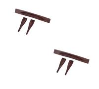 BESTonZON 2pcs Archtop Guitar Bridge Musical Instruments Music Instruments Bass+guitar Professional Guitar Bridge Dingy Guitar Bridge Guitars Bass Guitar Guitarlele Guitar Bass Bridge Bamboo