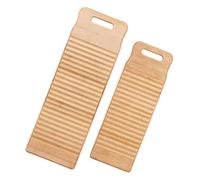 BESTonZON 2pcs Bamboo Hand Washboard Mini Washboard for Laundry Laundry Cleaning Board Hand Washer Old Fashioned Scrub Board