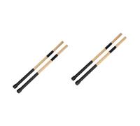 BESTonZON 2pcs Bamboo Rod Drum Sticks for Jazz Folk Music Drum Brush Sticks Made for Instrument Beater