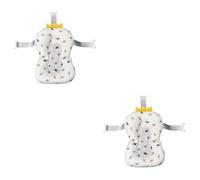 BESTonZON 2pcs Bath Support Cushion for Newborn Boy Girl Lightweight Bathtub Seat Pad for Bathing in Sink Tub Bath Sponge Cushions for Tub Use