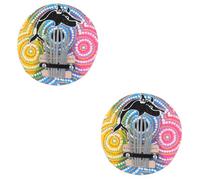 BESTonZON 2pcs Beginner Kalimba Key Thumb Piano Instrument for Family Camping Party and Relaxation