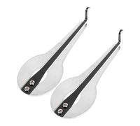 BESTonZON 2pcs Beginners Russian Mouth Harp Metal Jaw Harp Folk Instrument Compact Percussion Musical Tool Portable Ethnic Music Instrument for Gathering Playing