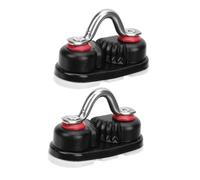 BESTonZON 2pcs Boat Cam Cleats Aluminum Alloy Lightweight Line Cam Cleat for Sailboats Yachts Kayaks Durable Rope Lock Accessories