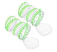 BESTonZON 2pcs Boys and Girls Explorer Kit Butterfly Habitat Cage Mesh Net Insect Observation Box for Outdoor Learning Science Critter Keeper Bug Collecting Kit
