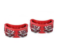 BESTonZON 2pcs Boys and Girls Foot Tambourine Jingle Bells High-impact for Kindergarten Outdoor Music Instruments