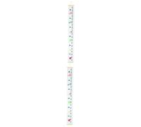 BESTonZON 2pcs Boys and Girls Growth Chart Hanging Ruler for Home Decorative Height Measurement Chart for Boy Girl Nursery Wall Art