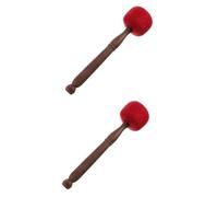 BESTonZON 2pcs Buddhist Singing Bowl Stick for Felt Mallet Gong and Sound Healing Bowls