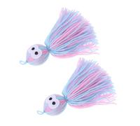 BESTonZON 2pcs Cat Teaser Replacement Heads Interactive Yarn Balls for Cats Stimulating Toys for Indoor and Outdoor Use Gentle Paws