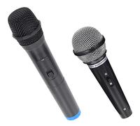 BESTonZON 2pcs Children Props Microphone Mic Toy Educational Toys Mic Prop Echo Microphone Rock Star Toy Microphone Model Prop Toy The Gift Pillar Plastic