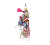 BESTonZON 2pcs Colorful Bird Shredding for Parrots Chewing and Foraging Fun for Small to Medium Birds Handwoven Design for Chewing Group Play and Natural Foraging Behavior