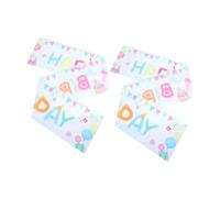 BESTonZON 2pcs Colorful Birthday Banner Happy Birthday Decorations for Boy Girl Parties Vibrant Backdrop for Indoor and Outdoor Celebrations for Boys and Girls