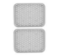 BESTonZON 2PCS Deep Corner Rabbit Litter Box Plastic Cage Litter Pan for Guinea Pigs Ferrets Small Animals Space-saving Habitat Potty Trainer with Silent Design