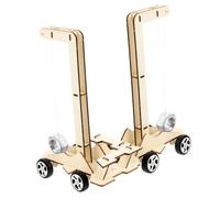 BESTonZON 2pcs DIY Gravitational Car Assembly Kit Educational Science Learning for Stem Creativity and Analytical Skills Development Random Color