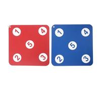 BESTonZON 2pcs Double-sided Square Fencing Target with High-visibility Markings Portable Replaceable Archery Practice Pad for Skill Improvement and Accuracy Training at Home Gym