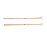 BESTonZON 2pcs Drum Cone Timpani Mallets Sticks Felt Head Drum Sticks Drumset Sticks Bass Wire Drum Stick Percussion Timpani Mallets Drumsticks Cymbal Mallets Wooden Big Cymbal Multipurpose