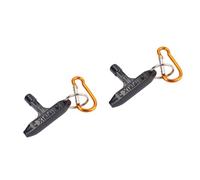 BESTonZON 2pcs Drum Keyring Carabiner Jazz Drum Tuning Tool Key Gold Kit Accessory