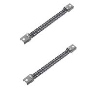 BESTonZON 2pcs Drum Kit Pedal Chain Double Buckle Chain for Drum Pedal Accessory Replacement Musical Instrument Supply