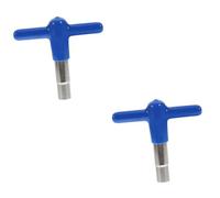 BESTonZON 2pcs Drum Tuning Key Pegs Metal Drum Key with Silicone Cover Ergonomic Drum Tuner for Beginner Band Drum