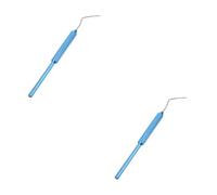 BESTonZON 2pcs Durable Bee Grafting Needle Tool Essential Beekeeping Accessory for Queen Rearing Lightweight Non Slip Handle Strong Stainless Steel Construction for Hive Management