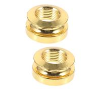 BESTonZON 2pcs Endpin Jack Screw for Acoustic Guitar Thread Pickup Tail Pin Cap Guitar Strap Button Easy to Install Elegant Finish
