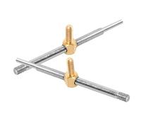 BESTonZON 2pcs Ergonomic Violin Bow Frog Screw Metal for Violin Repairing Positioning Lightweight