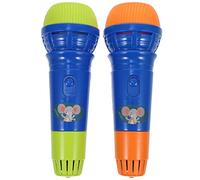 BESTonZON 2pcs Fake Microphone Boys and Girls Music Toys Simulation Microphone Early Educational Singing Toy Random Color
